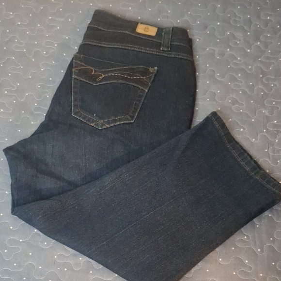 Bandolino Blue Cropped Jeans size 8 - Picture 1 of 5